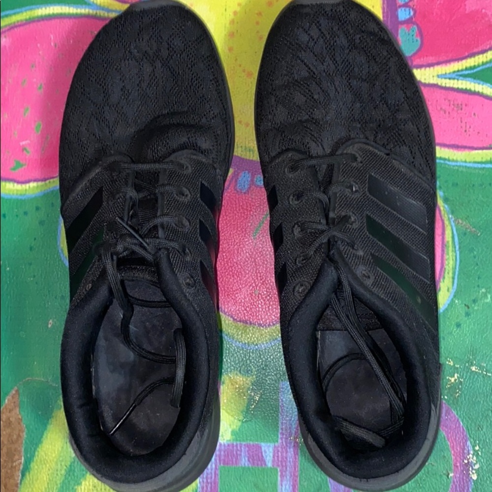 Black adidas shoes